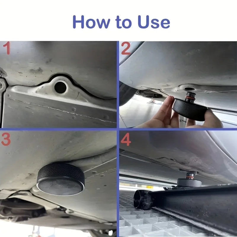 Car Jacks For Tesla Model 3/S/X/Y Car Rubber Lifting Jack Pad Adapter Repair Tool Wear-resistant Support Chassis Tire Repair Kit