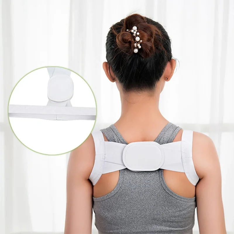 1Pcs Adjustable Posture Corrector Back Support Shoulder Belt Rectify Straighten Correction Spine Health Postural