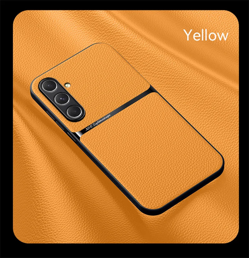 PU Leather Magnetic Case for Samsung Galaxy M35 A16 A36 A56 A15 5G A25 A35 A55 Protective Cover Hard Shell Coque Fundas