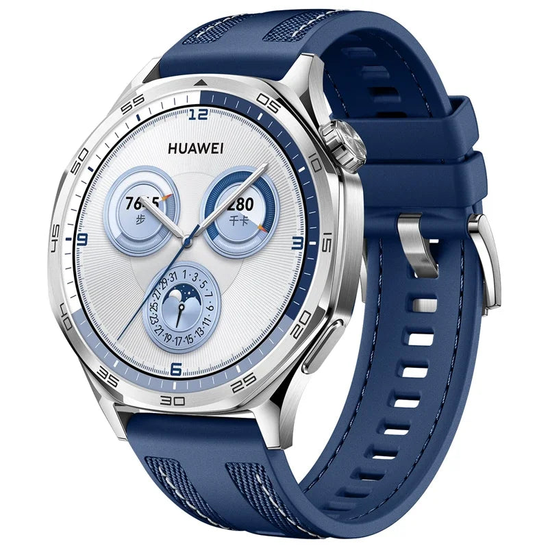 Official Nylon Strap For HUAWEI WATCH GT 5 4 46mm/Watch 6 4 5 Pro GT 3 2Pro 46mm 42mm Composite Silicone 20mm 22mm Band Bracelet