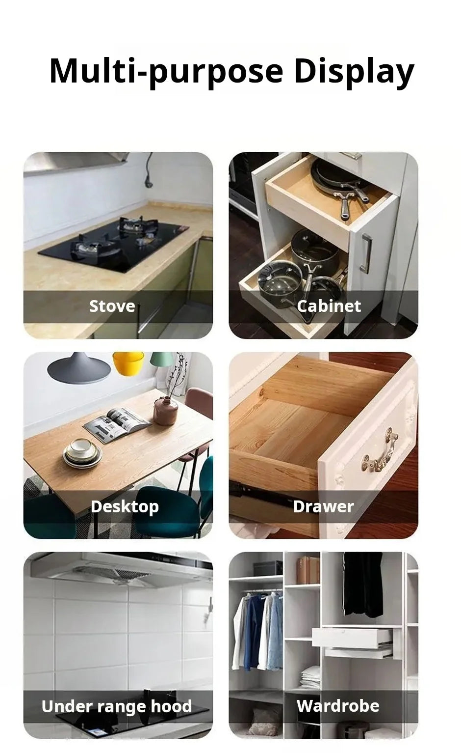 Kitchen Oil Resistant Stickers Waterproof Self-adhesive Wallpaper Stove Countertop Protective Pad Cabinet Countertop Marble Film