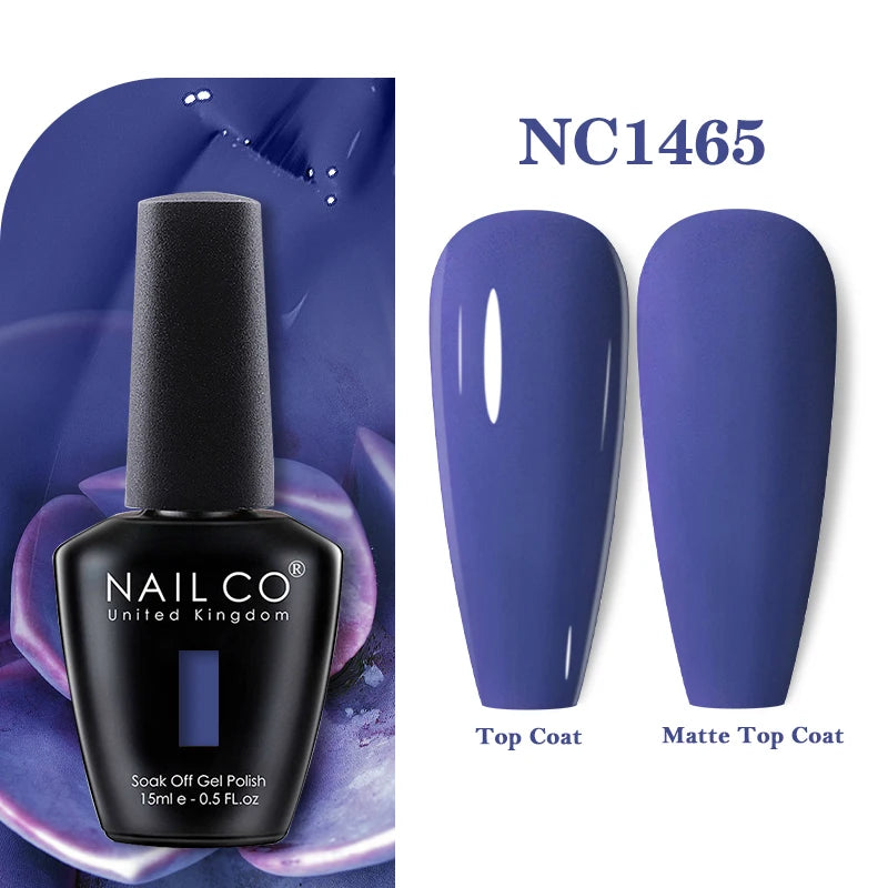 NAILCO Gel Nail Polish 15ml Nail Art Vernis Semi Permanent Soak off UV Gel Polish Gel Manicure Nail Varnish Nail Color Ongles