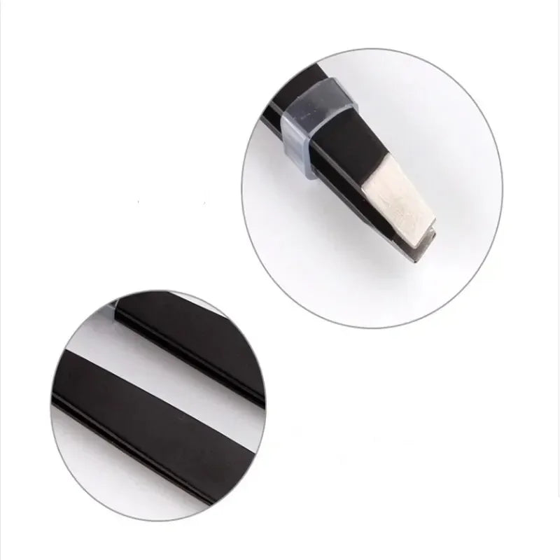 1pcs Eyebrow Tweezers Stainless Steel Face Hair Removal Eye Brow Trimmer Eyelash Clip Cosmetic Beauty Makeup Tools for Dropshipp