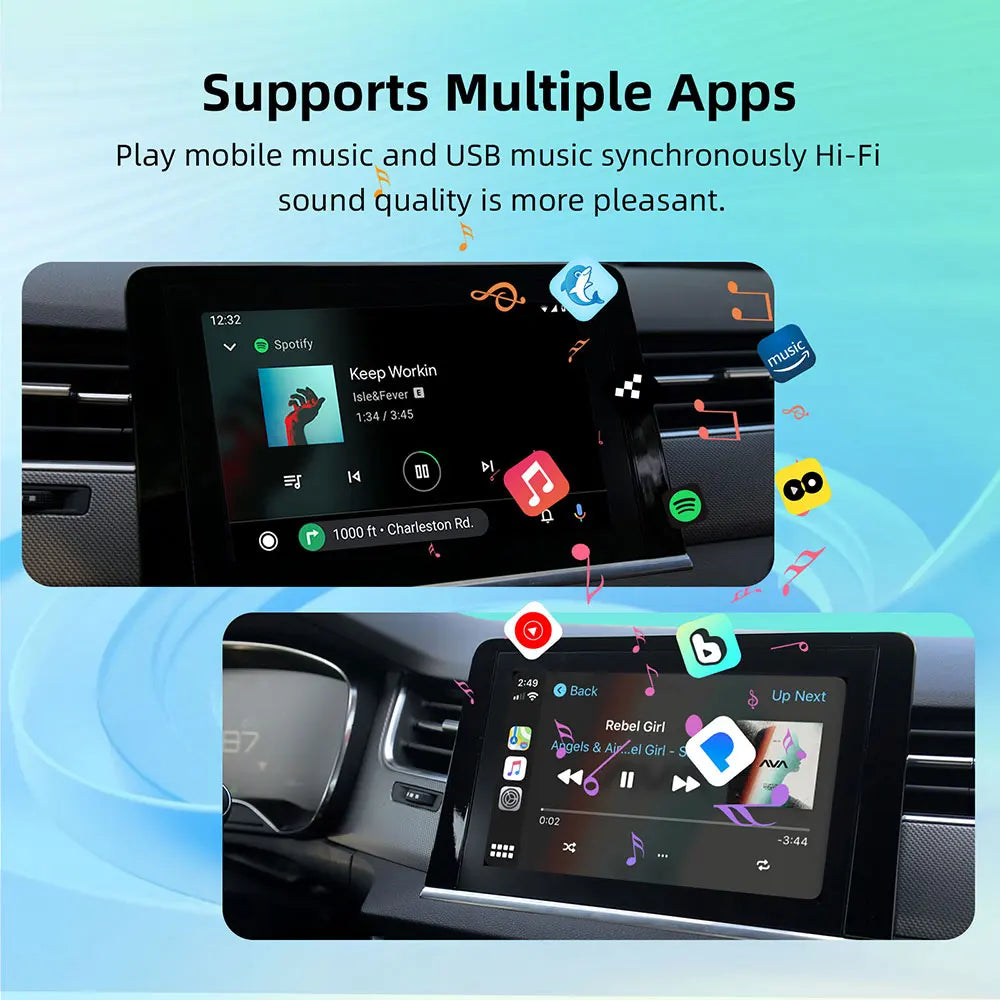 Wireless Carplay Android Auto Fits For Peugeot&Citroren SMEG&MRN NAC 208 308 508 3008&C4 DS3 DS4 DS5 Reverse Camera