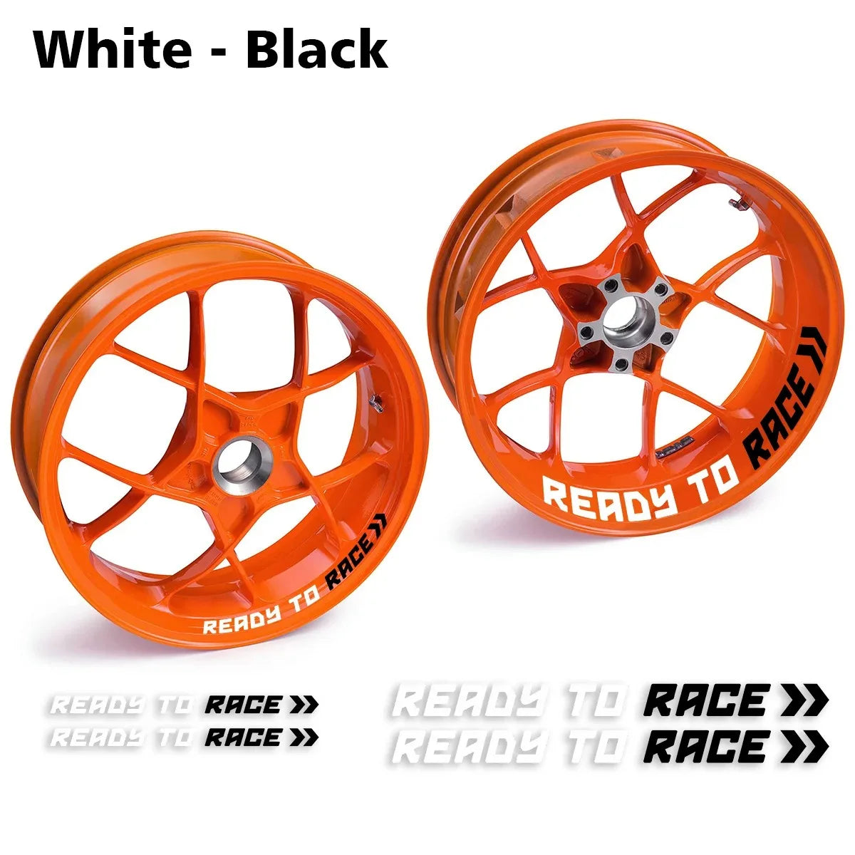 Reflective Motorcycle Wheel Stickers Hub Decals For KTM Ready To Race R2R Super Adventure Duke 690 790 890 Rc1290 390 1190 Rc8