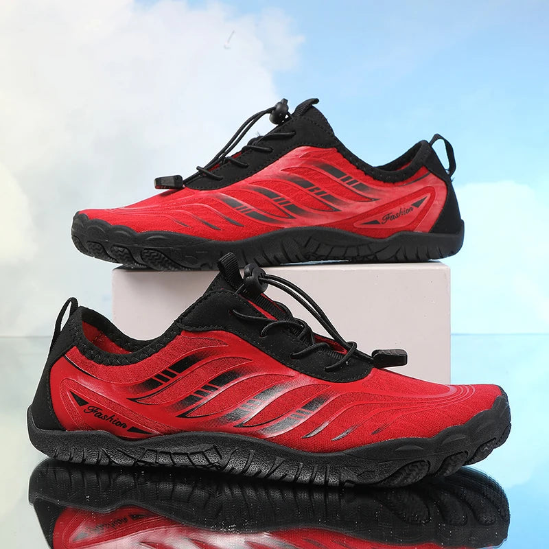 New Arrival Water Shoes Qiuck-Dry Aqua Shoes Men Women Outdoor Beach Swimming Wading Breathable Five-Finger Sneakers Size 36-46