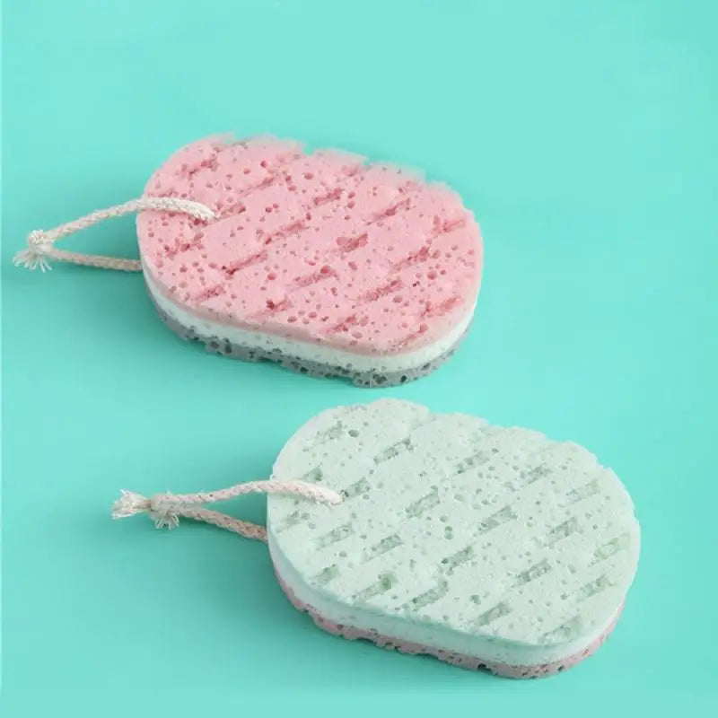 Soft Sponge Body Scrubber Bath Exfoliating Scrub Sponge Shower Brush Body Skin Cleaner Dead Skin Remover Bathroom Accessories