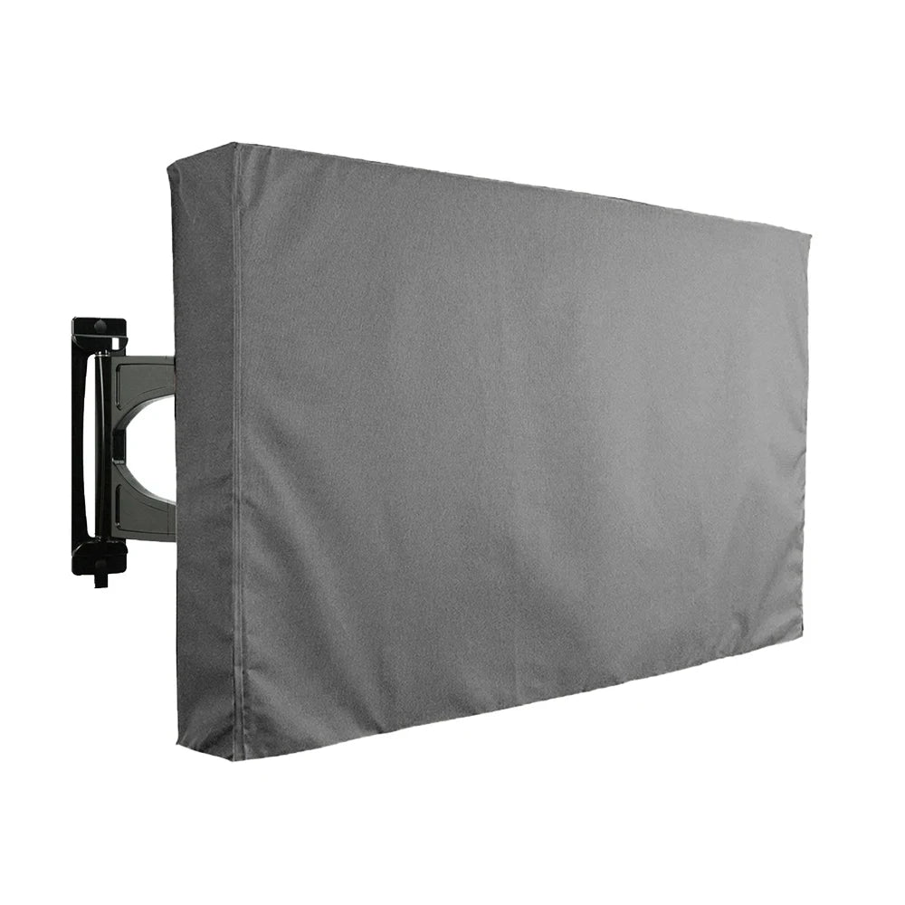 1pc 600D Outdoor TV Cover, TV Protective Cover, Waterproof & Dustproof, To Protect Television, Outdoor Patio Furniture Cover