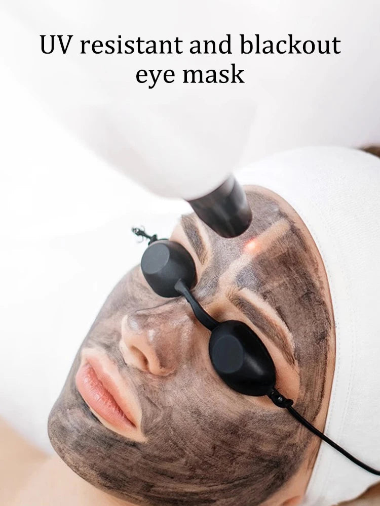 Laser Beauty Instrument, Eye Mask, Goggles, Photon Rejuvenation Eye Mask Sunbathing Sun Shading Thickened Silicone Cover