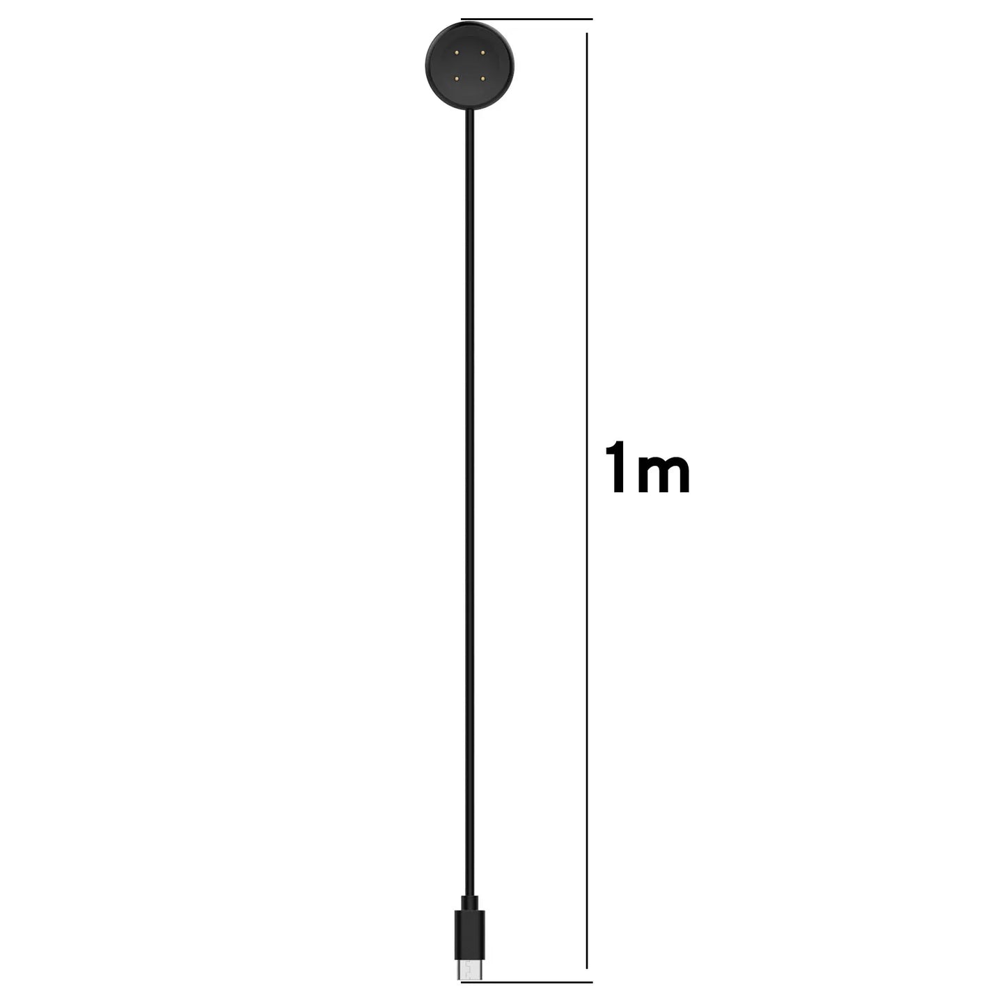 Pixel Watch 3 Charger for Google Pixel Watch 2 USB C Charging Cable Type-C 1m 3.3FT Black/White Cord Magnetic