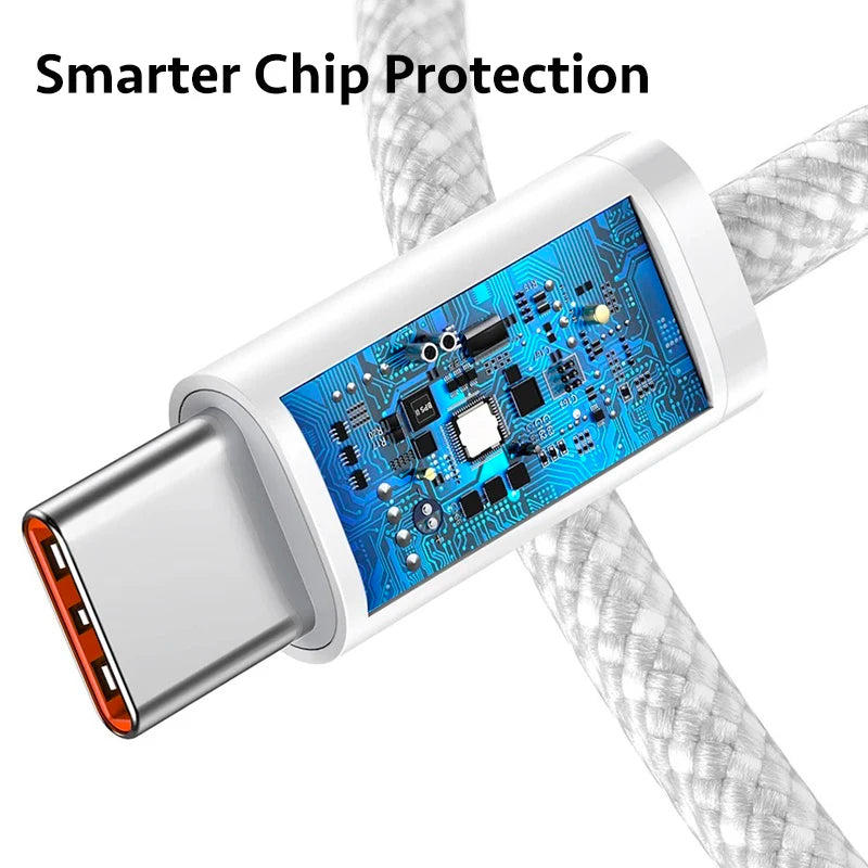 2Pack USB C Charger Cable PD 60W Type C Braided Charging Cable Cord Fast Charging Wire USB C for IPhone 15 Pro Max Plus 1M 2M