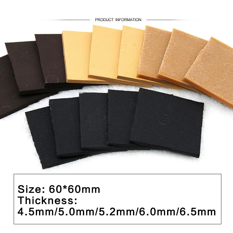 1 Pair DIY Rubber Sole Repair Shoes Tire Grain Wave Pattern For High heels Repair Worker Shoes Outsole Stick On Soles Heel Pads