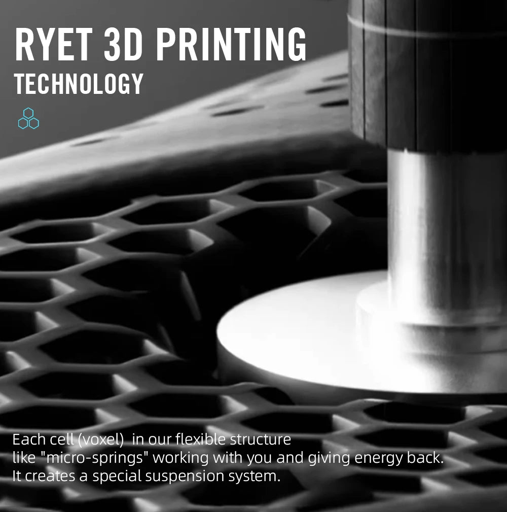 RYET 3D Printed Bike Carbon Saddle 140mm 143mm Super Light Road MTB Racing 3D/EVA  Saddles Bicycle Cushion Cycling Seating Part