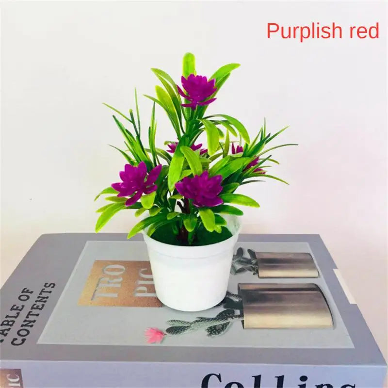 Artificial Flowers Lotus Bouquet Silk Rose Vase For Home Decor Garden Wedding Decorative Fake Plants Christmas Garland Material