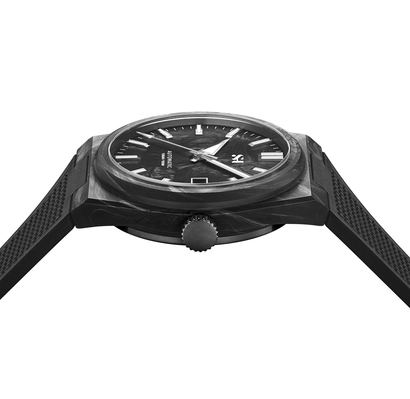 2024 New 40mm Carbon Automatic Watch Luxury 100m Waterproof Diver Watches PT5000 Diver Men Watch