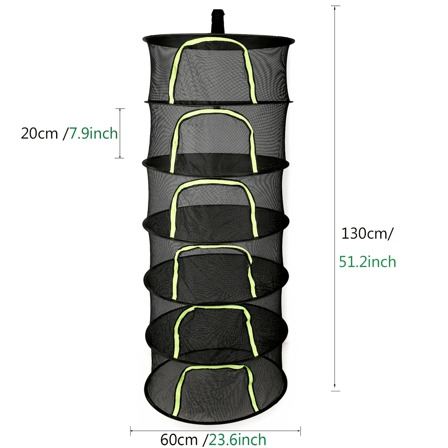 Folding Dry Rack Herb Vegetable Dryer 2-8Layers Drying Net for Fish Herbs Hanging Basket with Mesh Flowers Buds Plants Organizer