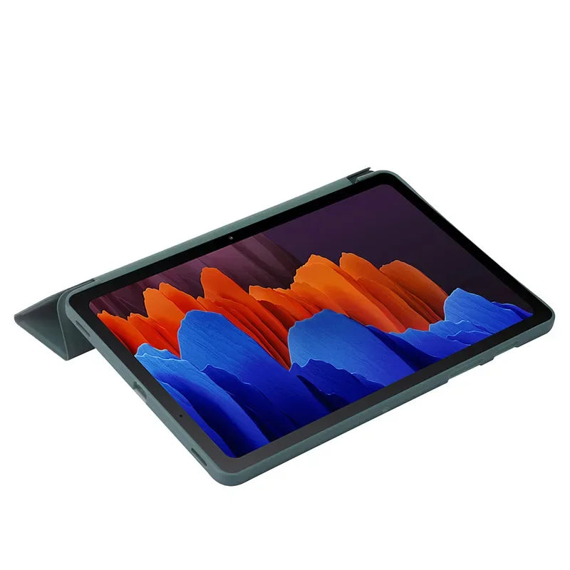 For Samsung Tab A11 Case 8.7 inch Trifold PU Leaher Soft Back Stand Tablet Coque For Galaxy Tab A11 Case 8.7" 2025 SM-X133 X135