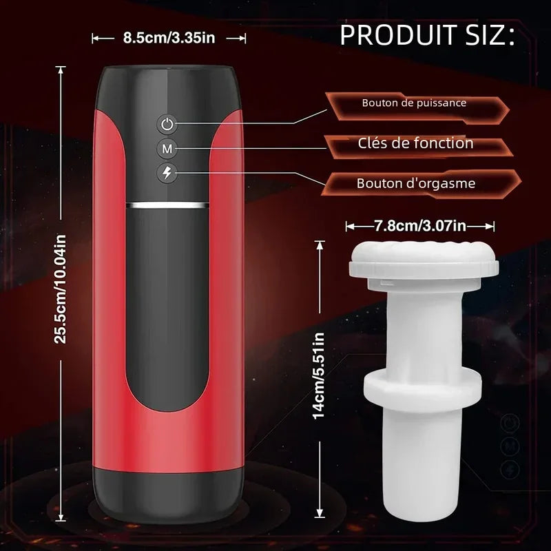 Automatic Male Masturbator Sex Toys for Men Adult Toy Male Thrusting Rotating Masturbation Tools Sex Machine Electric Penis Pump