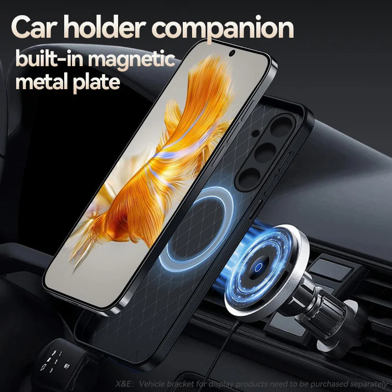 PU Leather Magnetic Case for Samsung Galaxy M35 A16 A36 A56 A15 5G A25 A35 A55 Protective Cover Hard Shell Coque Fundas