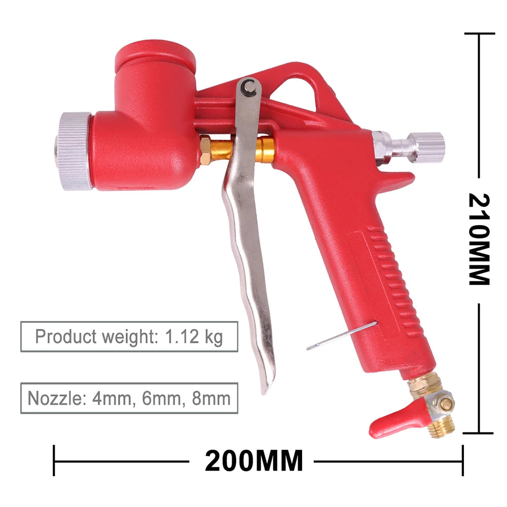 WENXING Air Hopper Spray Gun Paint Texture Tool Drywall Wall Painting Sprayer with 3 Nozzle