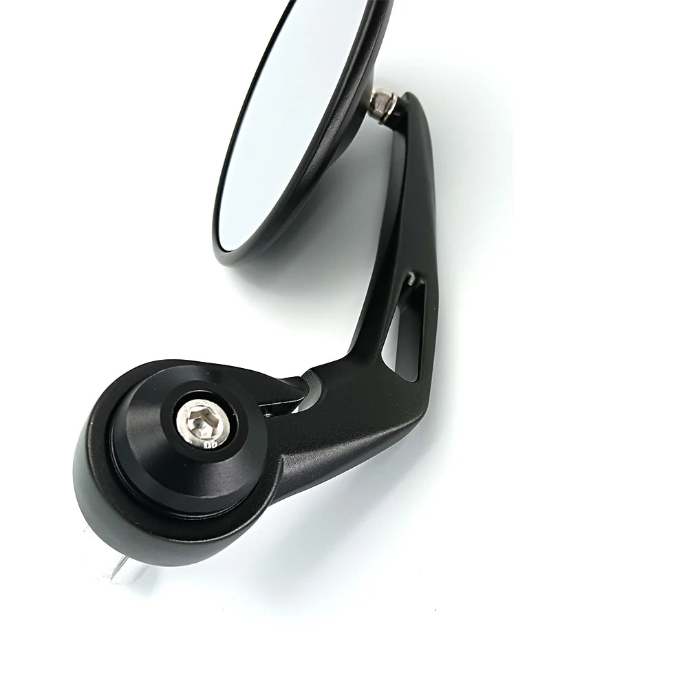 7/8" 22mm CNC Motorcycle Rearview Mirrors Universal Clear Glass Scooter Bar End Handlebar Mirror Rear View Mirror Accessories