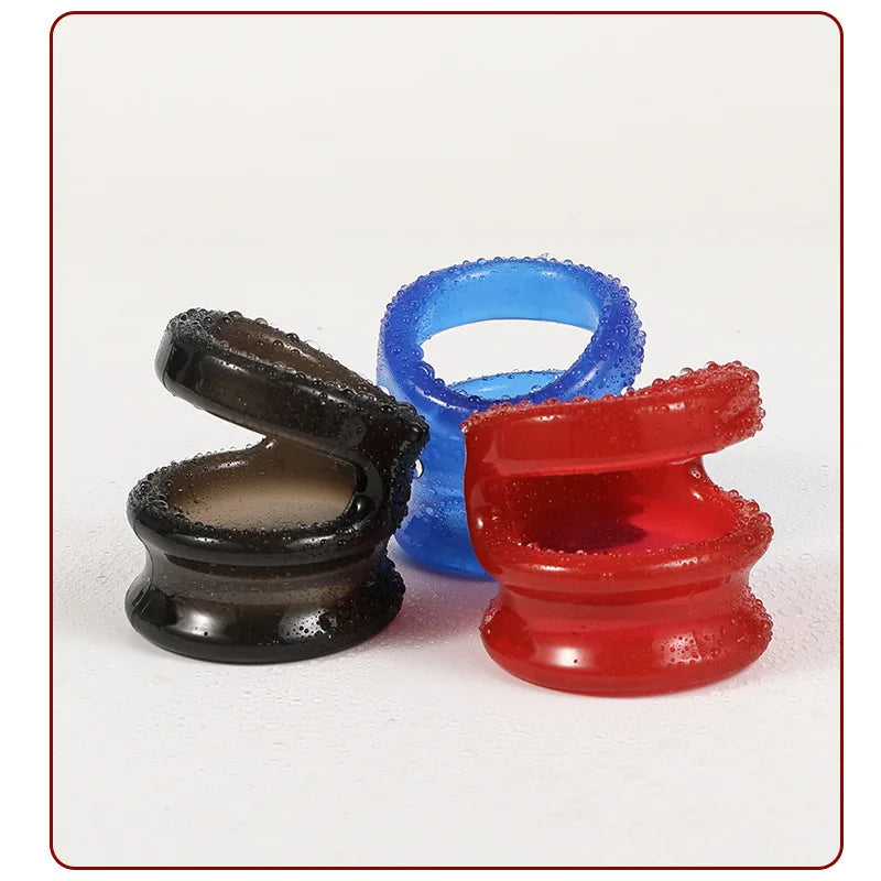 Sperm Locking Ring Scrotal Restraint Ring Sexual Pleasure Semen Locking Delay Penis Ring Adult Sex Toys For Men Gay lasting Ring