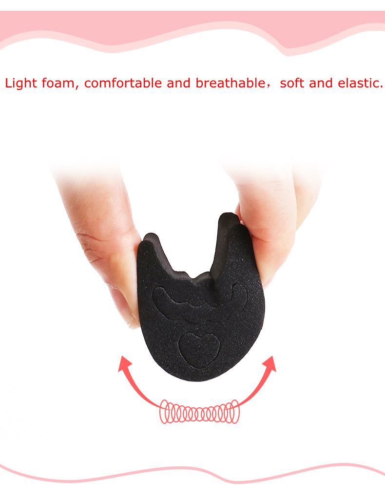 Toe Plug Soft Half Insoles Reusable Toe Sponge Filler Inserts for Shoes Adjustable Too Big Foot Brace Pads Unisex Shoe Inserts