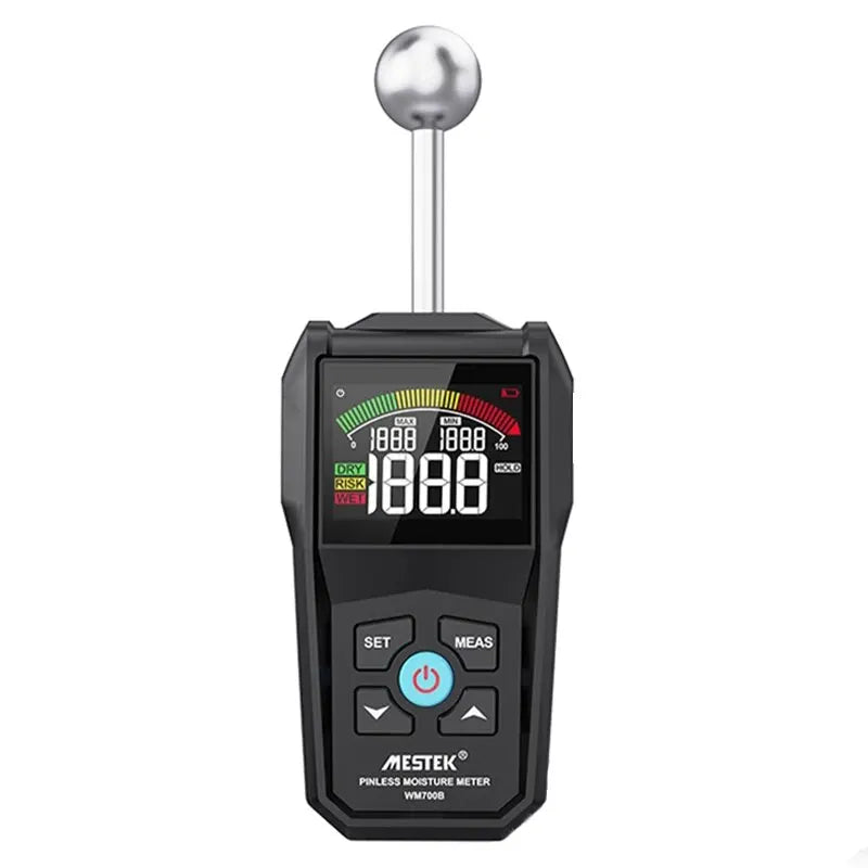 1PC MESTEK WM700B Digital Wood Hygrometer without Contact Wood Moisture Detector High Quality