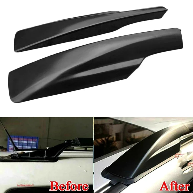 4pcs Car Roof Rack Cover Bar Rail End Shell Cap Protector Guard for Toyota RAV4 XA30 2006-2012