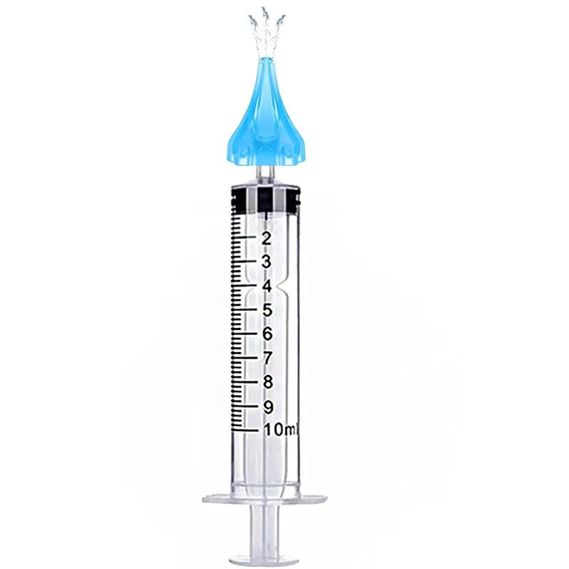 Ear Wax Removal Rinse Syringe Tool Kit with Ear Syringe Replacement Tip Nozzle, Ear Wax Remover Ear Cleaning Kit, Ear Cleaner Wa