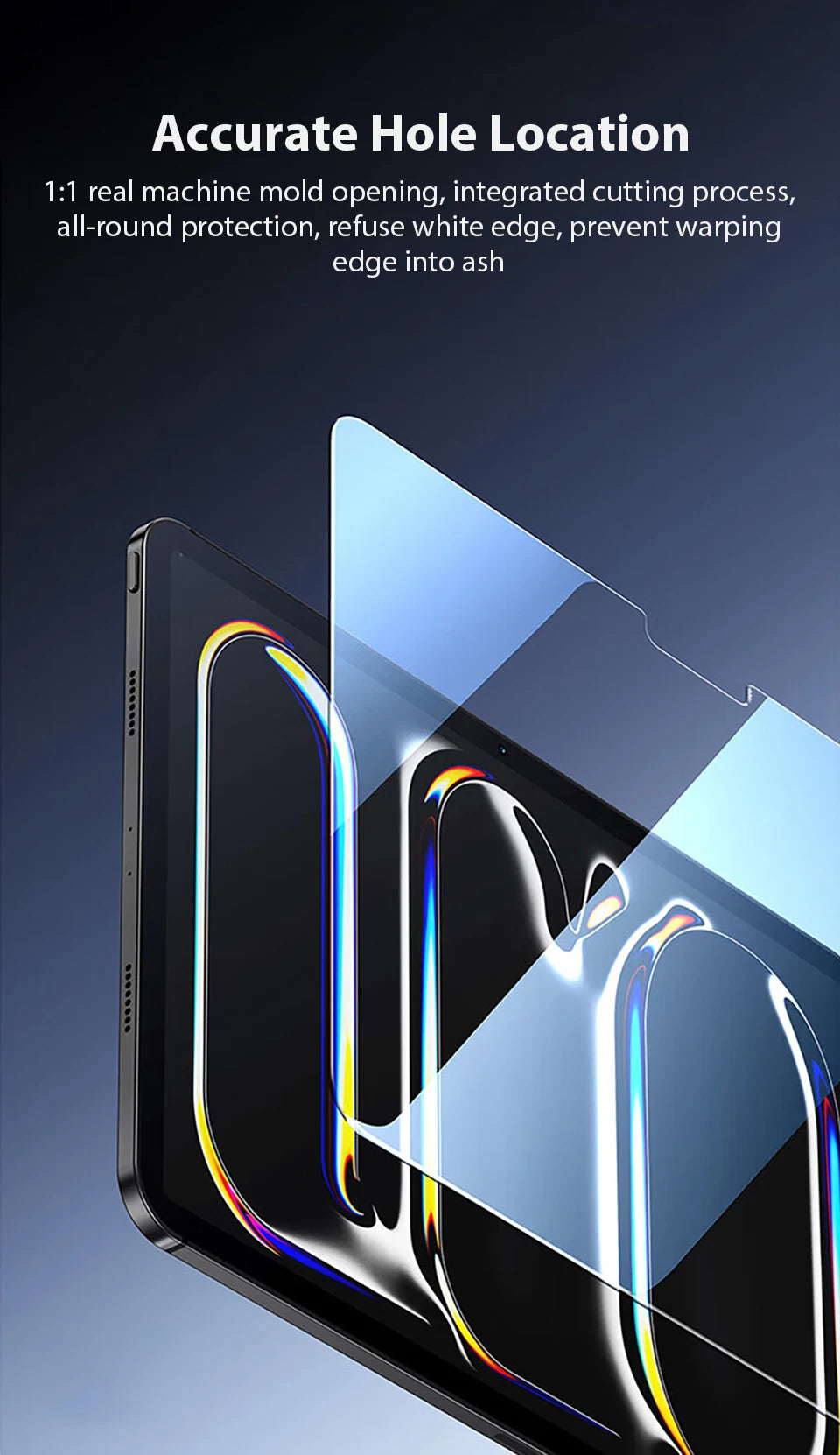 Tempered Glass Screen Protector For IPad Pro 12.9 12 9 11 13 inch 2024 Air 4 5 10th 7th 8th 9th Generation 10.2 Mini 6 9.7 Film