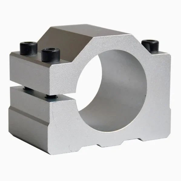 52mm 55mm 65mm 80mm Aluminum Spindle Clamp Motor Bracket with 4pcs Screw for CNC Engraving Router Machine Motor Mounting Holder