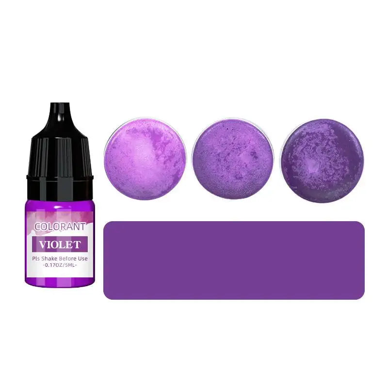 5ml/Bottle Candle Wax Pigment Colorant Non-Toxic Soy Candle Wax Pigment Liquid Dye Soy Wax DIY Soap Dyes Candle Making Supplies