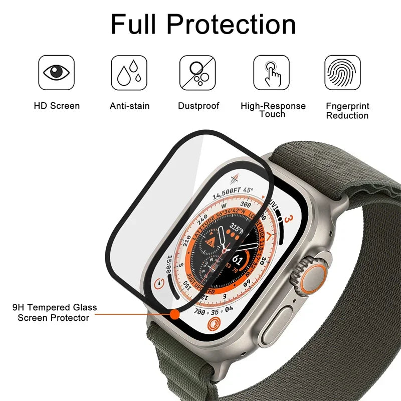 Screen Protector For Apple Watch Series 10 9-8-7-6 5 Se ultra-2 49mm 41mm 45mm 40 44mm 3D (Not Tempered Glass) Film Accessories