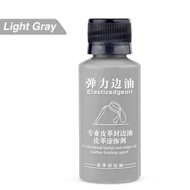 30ml Stretch Matte Elastic Edge Sealing Oil Leather Dye Coloring Coats Edges Repair Wrap Liquid DIY Leather Craft Paint Pigment