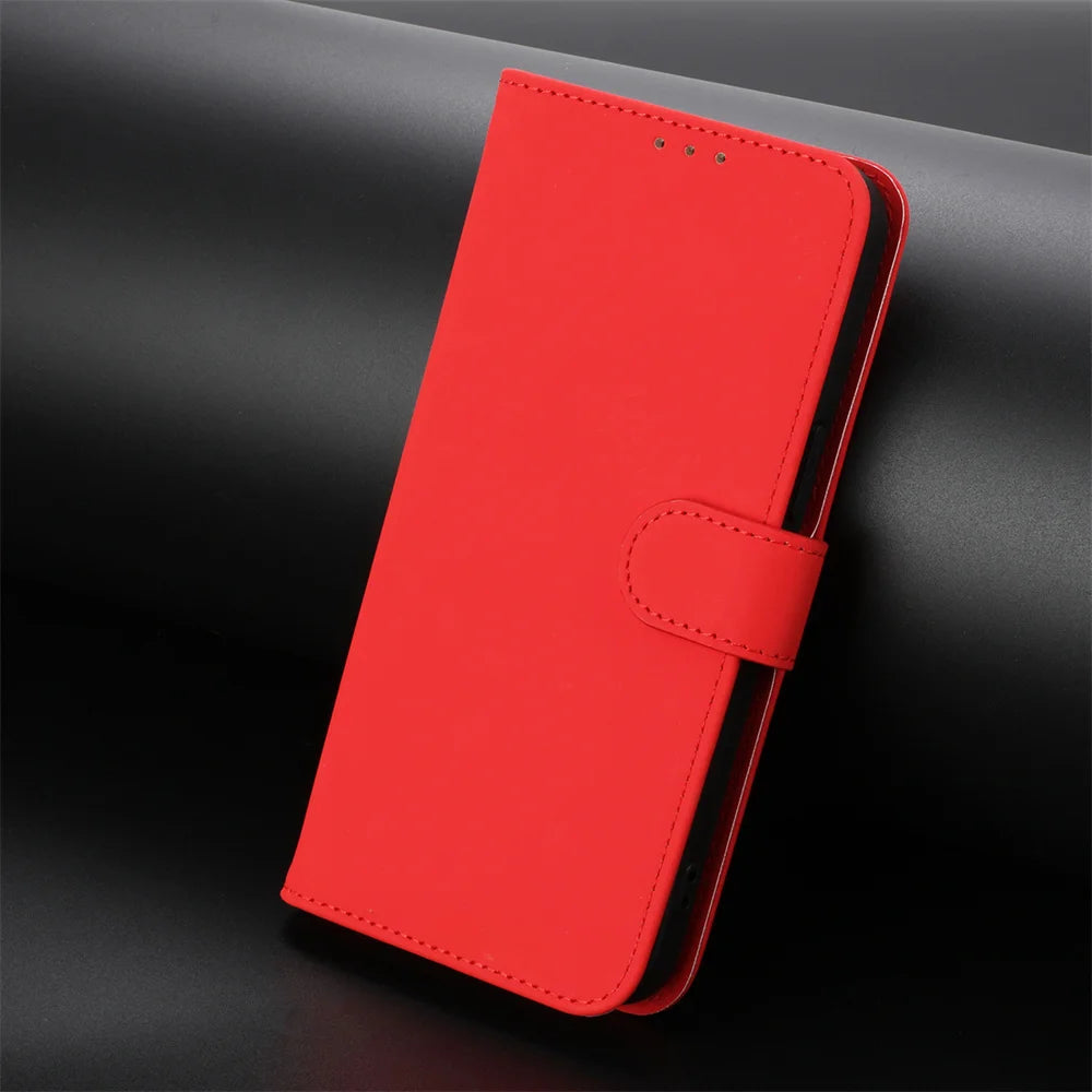 Flip Leather Phone Case for VIVO V40 V40e V40 SE V50 V50e V60 Lite T4X T4 T3X T2 Case Pinkycolor Wallet Back Cover