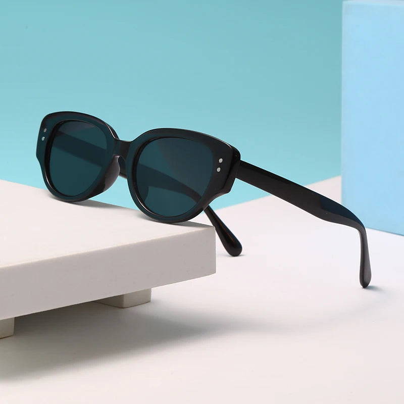 Fashion Children Cat's Eye Sunglasse Brand Designer Retro Boys Girls Eyeglasses Cute Baby Shade Eyewear Kids Sun Glasses UV400