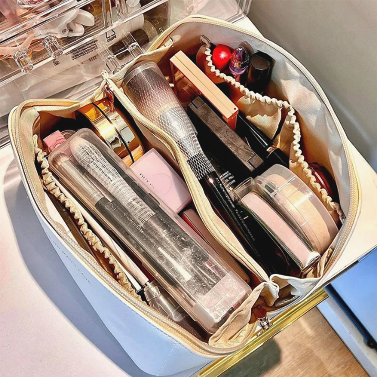 1PCS large-capacity travel toiletries toiletries toiletries Ins advanced sense portable toiletries