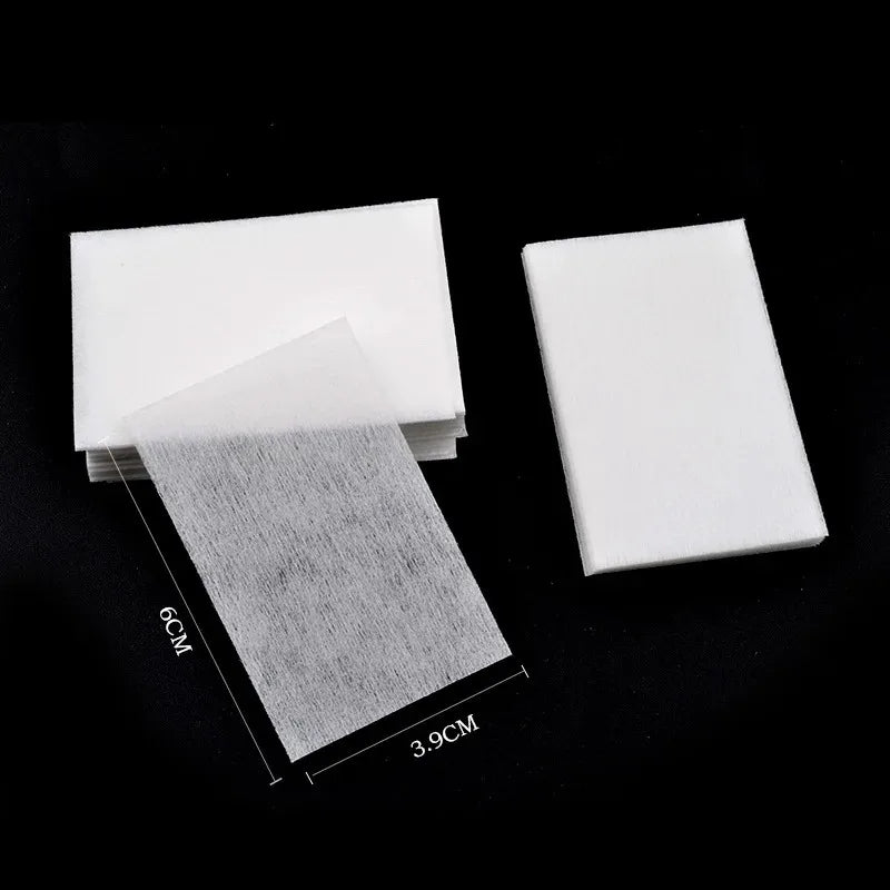 400/600Pcs/pack Solid Durable Nail Tools Manicure Gel Nail Polish Remover Pads Lint-Free Wipes 100% Cotton Napkins Wraps