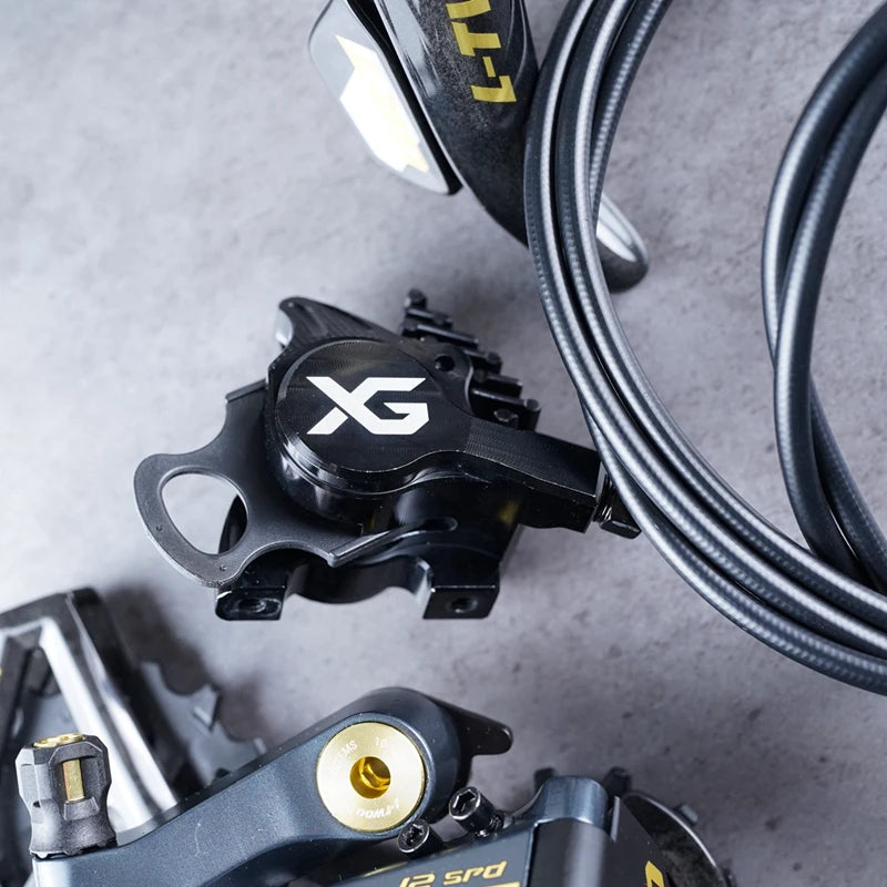 LTWOO GRT / GR9 Disc 1x11s / 1x12s Gravel Hydraulic Disc Brake Groupset + ZRACE XG Flat Mount Brake Caliper, Carbon Fibre