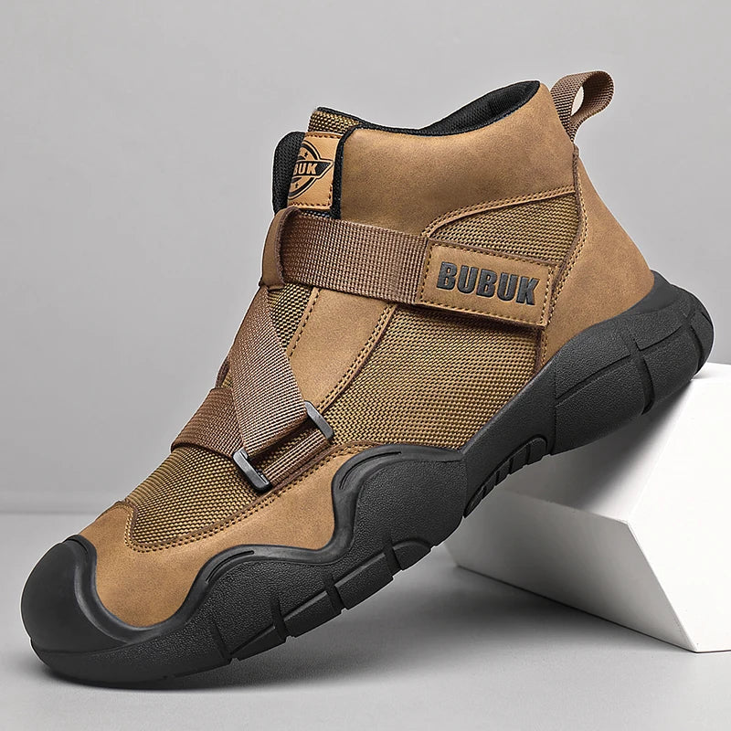 Men's Shoes Autumn and Winter Men's Business Casual Shoes New Outdoor Hiking Sports Shoes Youth Basketball Shoes Casual Trendy Shoes Fashion Short Boots