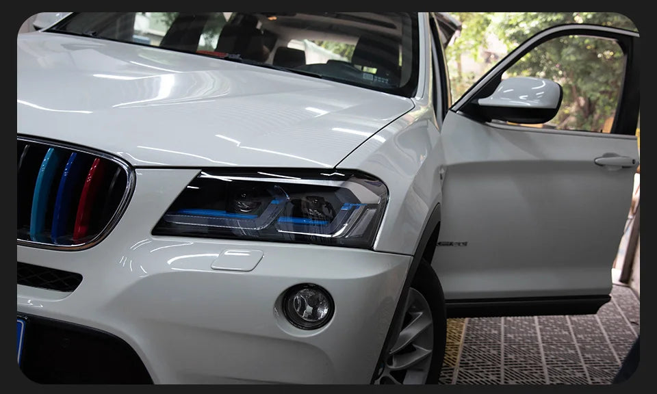 AKD Head Lamp for BMW X3 F25  LED Headlight 2010-2013 Headlights X3 DRL Turn Signal High Beam Angel Eye Projector Lens