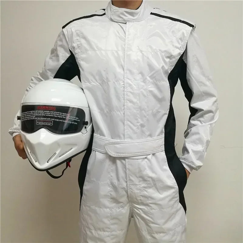 4XL Professional Karting Suit Men Women Waterproof Car Motorcycle Motocross Racing Club Exercise Clothing Set Overalls 오토바이 슈트