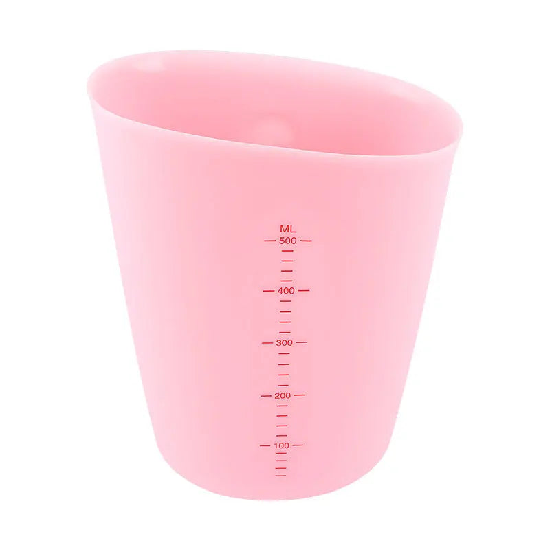 Kitchen Measuring Tools Silicone Measure Cup 250ml/500ml Liquid Measuring Cup Dosing Utensils Pink/ White Measuring Jug