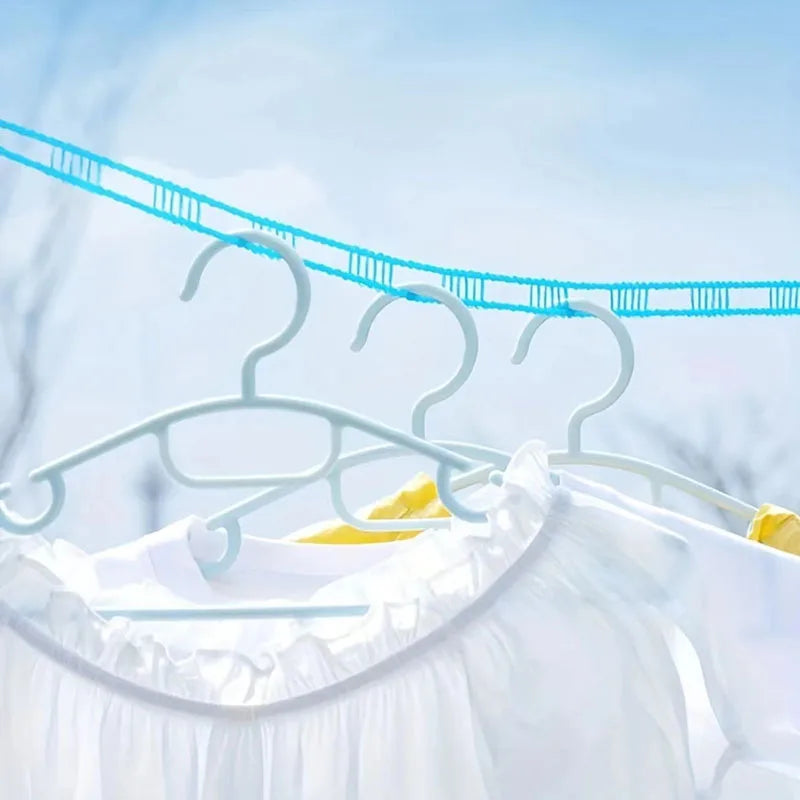 Outdoor Clothesline Nylon Non-Slip Laundry Line Rope Travel Business Windproof Clothes Cord 5/10 Meter Long