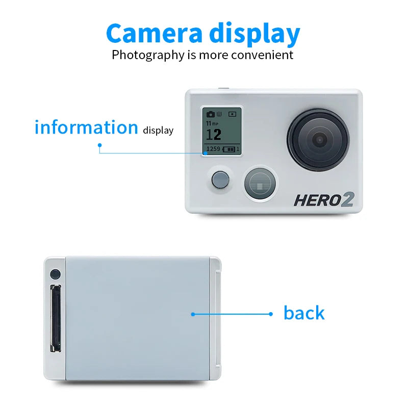 GoPro HD HERO2 action camera, second-generation vlog small cycling sports camera, second-hand entry-level ultra wide angle sport