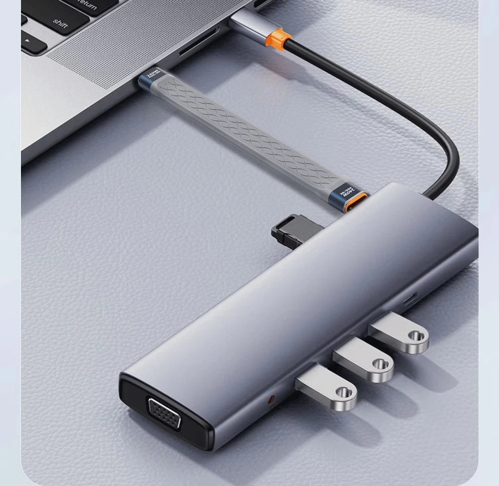 NNBILI USB4 Data Cable 40Gbps USB C to Type C Short Cable PD 240W 8K 60Hz for Thunderbolt 3/4 iPhone 15 Pro Max SSD Power Bank