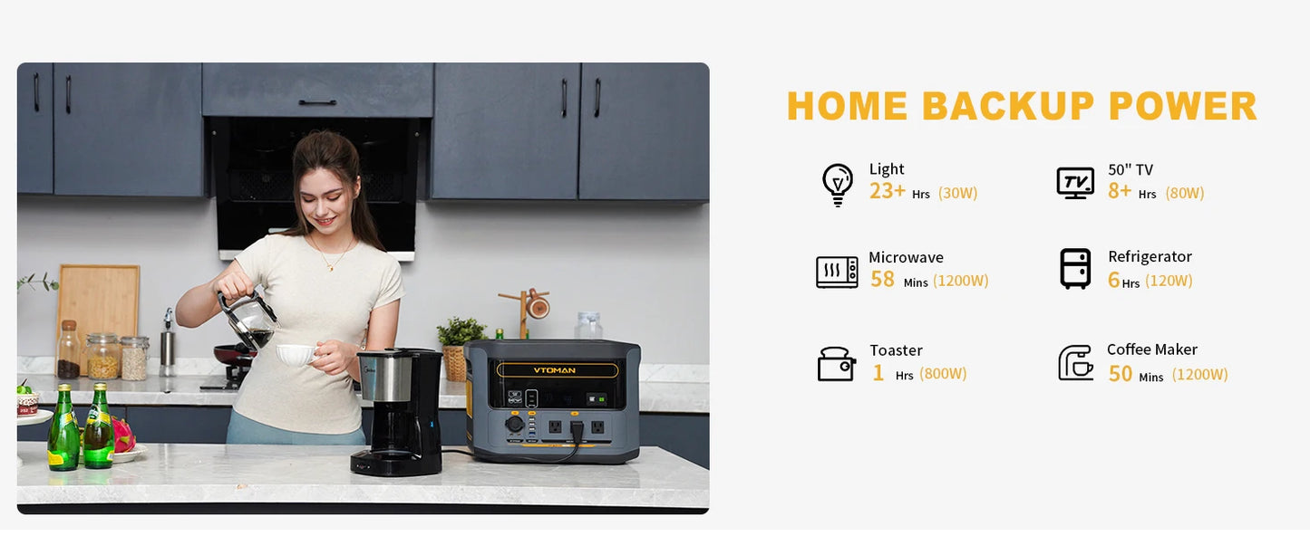 FlashSpeed 1000 Portable Power Station 2000W 828Wh LiFeP04 Battery For Outdoor Camping Tent Travel