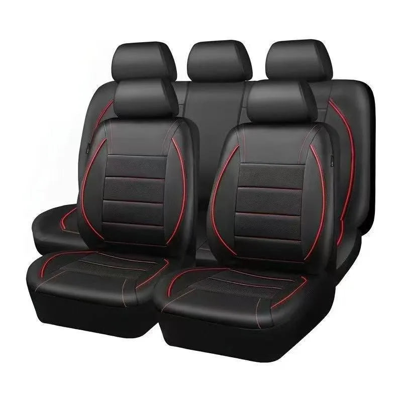 Universal Car Seat Cushion Covers Vehicle Cushion Protectors 5pcs Car Seat Covers and 5pcs Headrest Covers All-Season