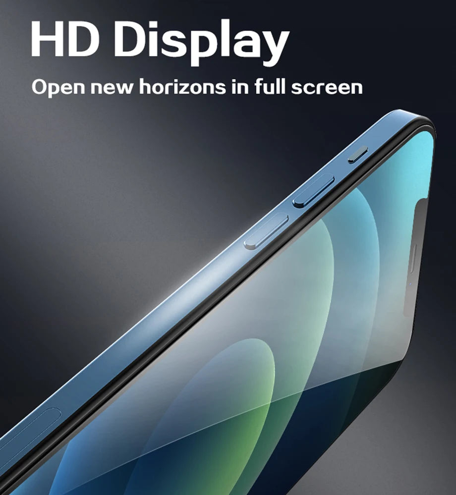 3-5Pcs Full Cover Screen Protector For iPhone 15 14 13 12 11 Pro Max Protective Glass For iPhone X XR XS Max Tempered Glass Film